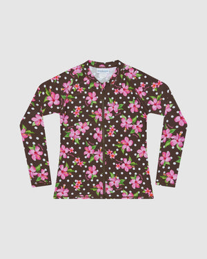 Bahamas Girls Surf Long Sleeve Rash Top