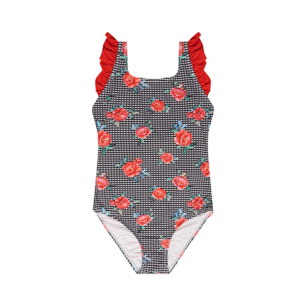 Girls One Piece  - Vacation Time Print