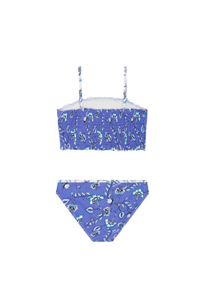 Girls Bikini and Rash Top Set - Boho Print