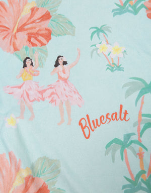 Hula Girl Poncho Cover Up