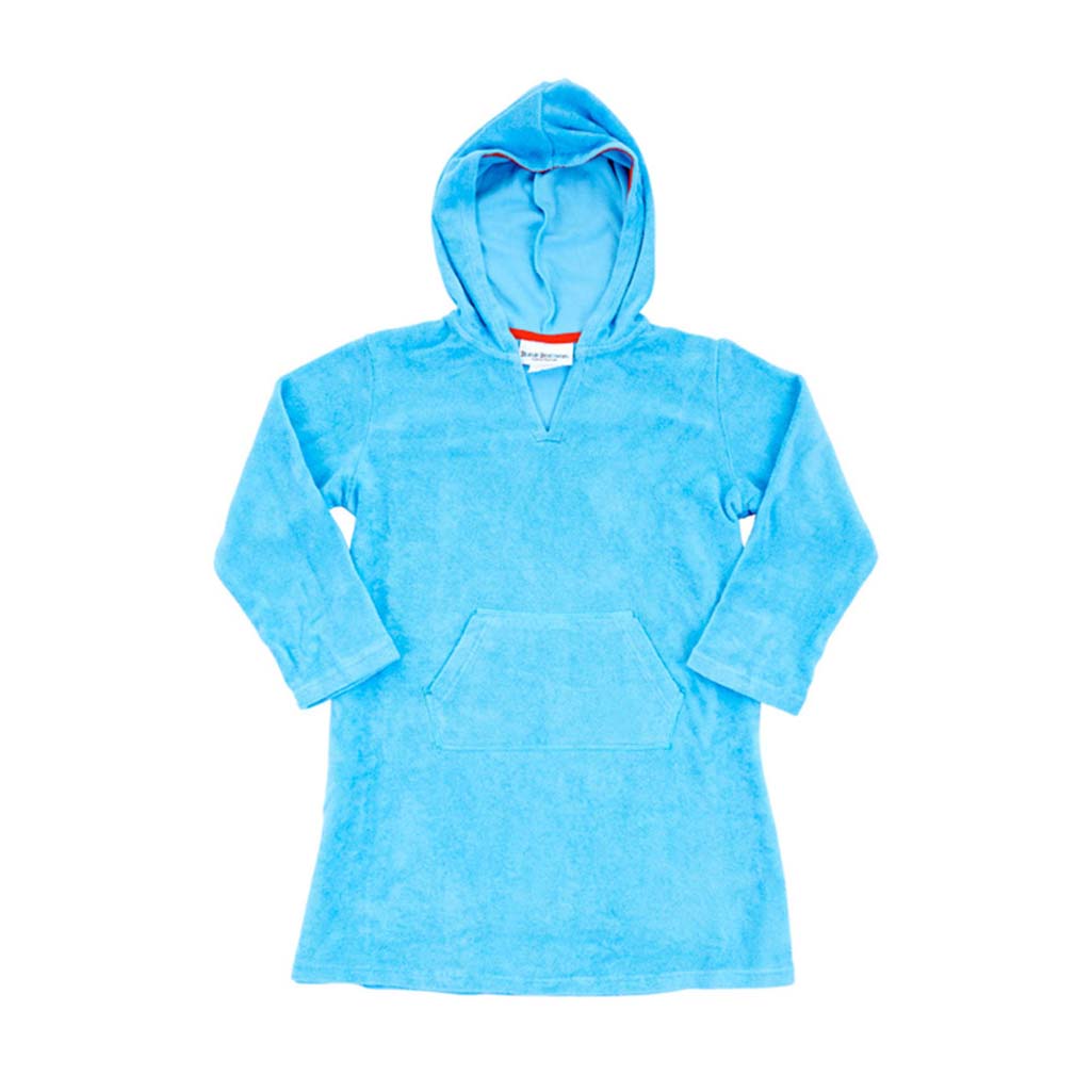 Blue Hooded Boys and Girls Coverup *
