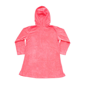 Pink Hooded Coverup *