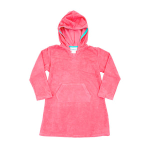 Pink Hooded Coverup *