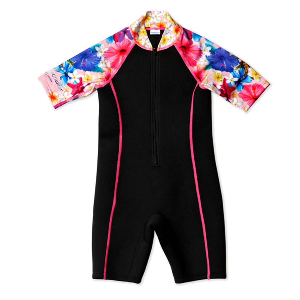 Girls Wet Suit - Floral *