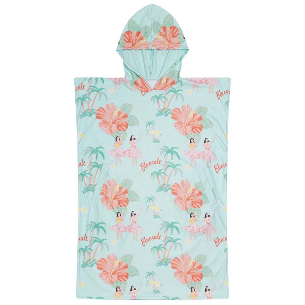 Hula Girl Poncho Cover Up