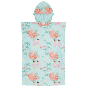 Hula Girl Poncho Cover Up